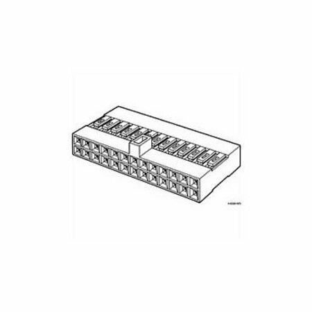 FCI Board Connector, 50 Contact(S), 2 Row(S), Female, 0.1 Inch Pitch, Crimp Terminal, Latch, Black 65846-012LF